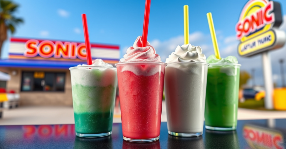 Sonic Slush Menu With Prices For 2026