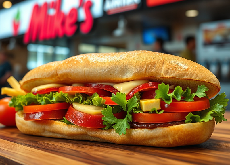 Are there vegetarian options available for dinner at Jersey Mike's?