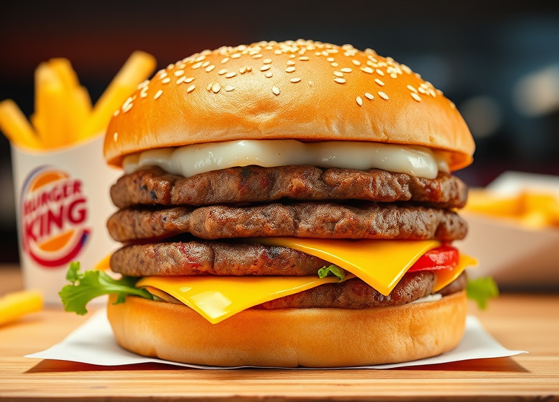 What are the most popular items on the Burger King lunch menu?